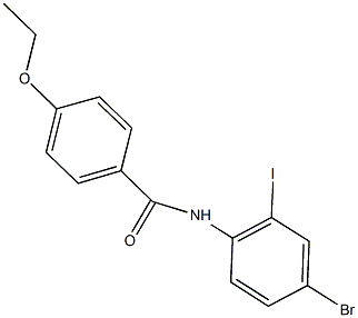 N-(4-bromo-2-iodophenyl)-4-ethoxybenzamide Struktur