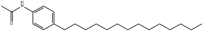 N-(4-tetradecylphenyl)acetamide Struktur