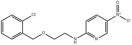 N-{2-[(2-chlorobenzyl)oxy]ethyl}-5-nitro-2-pyridinamine Struktur