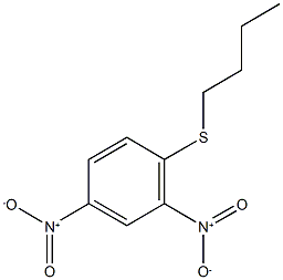 1-(butylsulfanyl)-2,4-dinitrobenzene Struktur