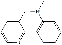 6-methylbenzo[h][1,6]naphthyridin-6-ium Struktur