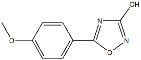 5-(4-methoxyphenyl)-1,2,4-oxadiazol-3-ol Struktur