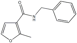 N-benzyl-2-methyl-3-furamide Struktur