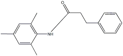 N-mesityl-3-phenylpropanamide Struktur