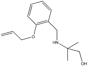 2-{[2-(allyloxy)benzyl]amino}-2-methyl-1-propanol Struktur