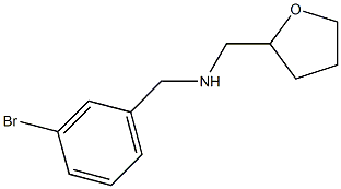 N-(3-bromobenzyl)-N-(tetrahydro-2-furanylmethyl)amine Struktur