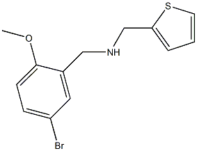 N-(5-bromo-2-methoxybenzyl)-N-(2-thienylmethyl)amine Struktur