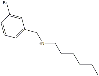 N-(3-bromobenzyl)-N-hexylamine Struktur