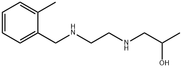 1-({2-[(2-methylbenzyl)amino]ethyl}amino)-2-propanol Struktur