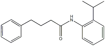 N-(2-isopropylphenyl)-4-phenylbutanamide Struktur