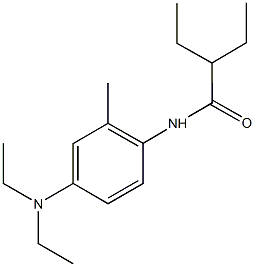 N-[4-(diethylamino)-2-methylphenyl]-2-ethylbutanamide Struktur