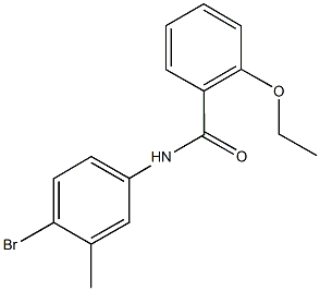 N-(4-bromo-3-methylphenyl)-2-ethoxybenzamide Struktur