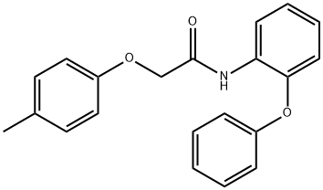 2-(4-methylphenoxy)-N-(2-phenoxyphenyl)acetamide Struktur