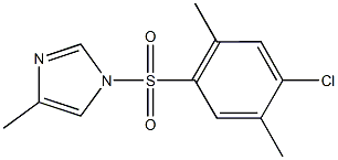 1-[(4-chloro-2,5-dimethylphenyl)sulfonyl]-4-methyl-1H-imidazole Struktur