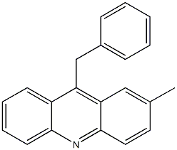 9-benzyl-2-methylacridine Struktur