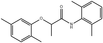 2-(2,5-dimethylphenoxy)-N-(2,6-dimethylphenyl)propanamide Struktur