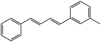 1-methyl-3-(4-phenyl-1,3-butadienyl)benzene Struktur