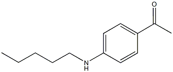 1-[4-(pentylamino)phenyl]ethanone Struktur