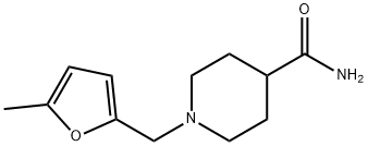 4-Piperidinecarboxamide,1-[(5-methyl-2-furanyl)methyl]-(9CI) Struktur