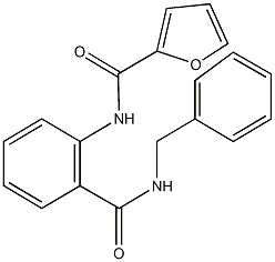 N-{2-[(benzylamino)carbonyl]phenyl}-2-furamide Struktur