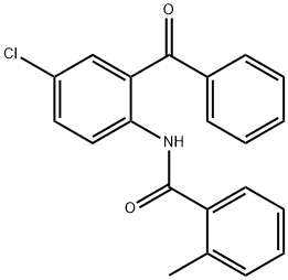 N-(2-benzoyl-4-chlorophenyl)-2-methylbenzamide Struktur