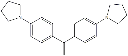 1-(4-{1-[4-(1-pyrrolidinyl)phenyl]vinyl}phenyl)pyrrolidine Struktur