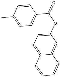 2-naphthyl 4-methylbenzoate Struktur