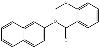 2-naphthyl 2-methoxybenzoate Struktur