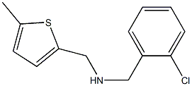 N-(2-chlorobenzyl)-N-[(5-methyl-2-thienyl)methyl]amine Struktur