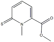 methyl 1-methyl-6-thioxo-1,6-dihydro-2-pyridinecarboxylate Struktur