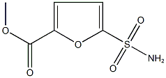 methyl 5-(aminosulfonyl)-2-furoate Struktur