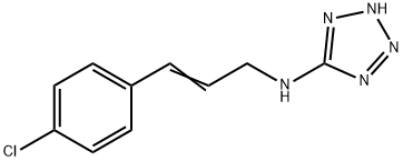 N-(4-chlorocinnamyl)-N-(2H-tetraazol-5-yl)amine Struktur