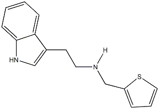 2-(1H-indol-3-yl)-N-(2-thienylmethyl)ethanamine Struktur