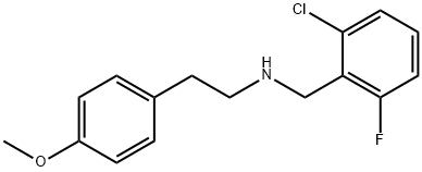 N-(2-chloro-6-fluorobenzyl)-N-[2-(4-methoxyphenyl)ethyl]amine Struktur