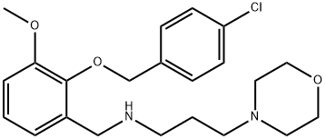 N-{2-[(4-chlorobenzyl)oxy]-3-methoxybenzyl}-N-[3-(4-morpholinyl)propyl]amine Struktur