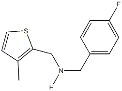 N-(4-fluorobenzyl)-N-[(3-methyl-2-thienyl)methyl]amine Struktur