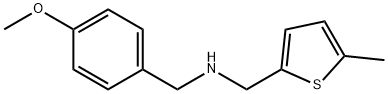 N-(4-methoxybenzyl)-N-[(5-methyl-2-thienyl)methyl]amine Struktur