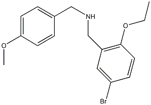 N-(5-bromo-2-ethoxybenzyl)-N-(4-methoxybenzyl)amine Struktur