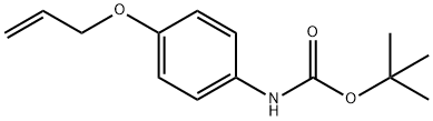 tert-butyl 4-(allyloxy)phenylcarbamate Struktur