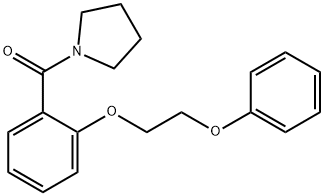 1-[2-(2-phenoxyethoxy)benzoyl]pyrrolidine Struktur