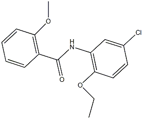 N-(5-chloro-2-ethoxyphenyl)-2-methoxybenzamide Struktur