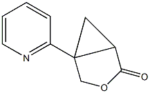 5-(2-pyridinyl)-3-oxabicyclo[3.1.0]hexan-2-one Struktur