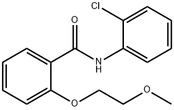 N-(2-chlorophenyl)-2-(2-methoxyethoxy)benzamide Struktur