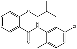 N-(5-chloro-2-methylphenyl)-2-isobutoxybenzamide Struktur