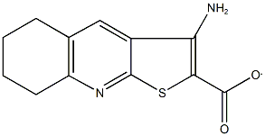 3-amino-5,6,7,8-tetrahydrothieno[2,3-b]quinoline-2-carboxylate Struktur