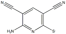 2-amino-6-sulfanylpyridine-3,5-dicarbonitrile Struktur