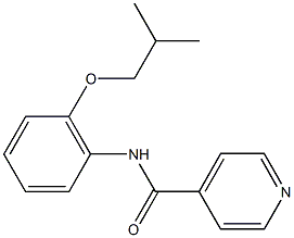 N-(2-isobutoxyphenyl)isonicotinamide Struktur