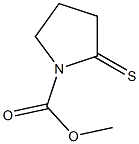 methyl 2-thioxopyrrolidine-1-carboxylate Struktur