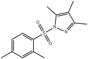 1-[(2,4-dimethylphenyl)sulfonyl]-3,4,5-trimethyl-1H-pyrazole Struktur