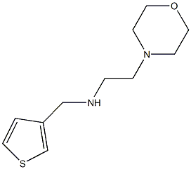 N-[2-(4-morpholinyl)ethyl]-N-(3-thienylmethyl)amine Struktur